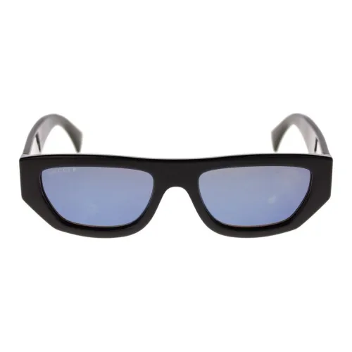 GUCCI Ацетат Кошачий глаз Солнцезащитные очки Женские Черный