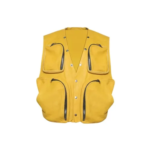 RICK OWENS совместный бренд RO Жилет Мужской Желтый
