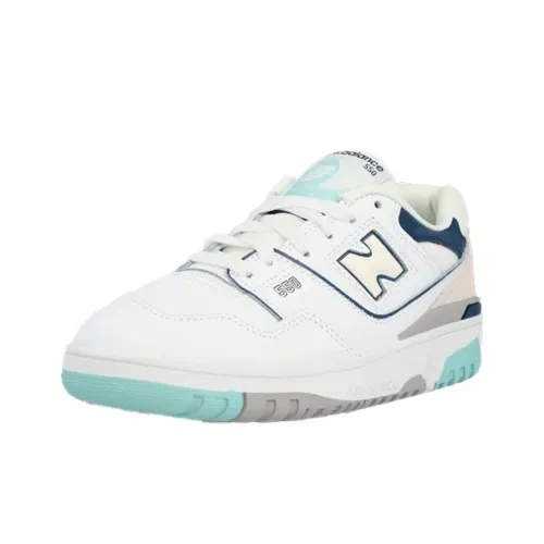 New Balance NB 550 Low Топ Kids Lifestyle Shoes Белый Подростки