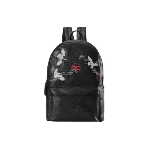 Рюкзак из ПВХ стандартный унисекс черный