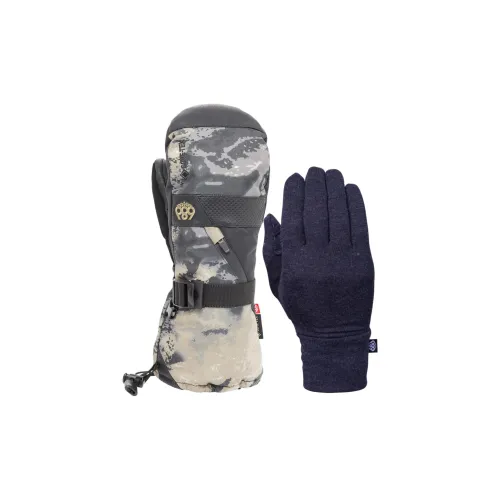 686 Merino Wool Gloves Men's Gray