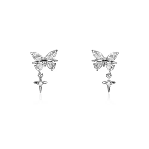 Shiban Сплав Нижняя заколка On Серьги Унисекс