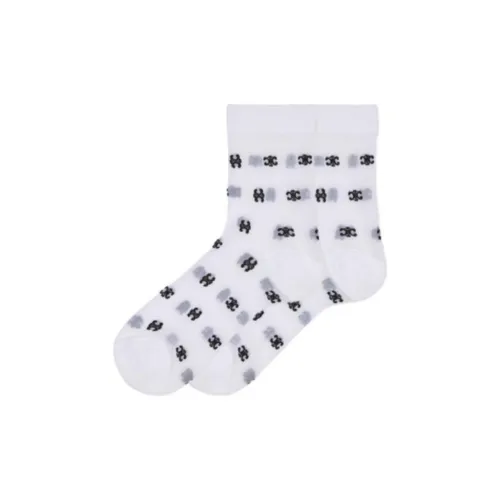 CELINE SS23 Низкие носки Женские 1 упаковка Белый
