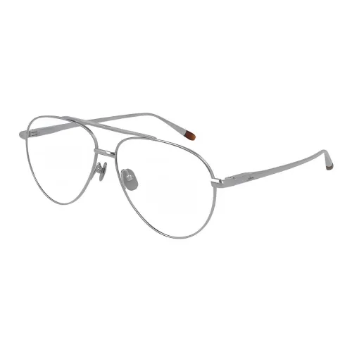 BRIONI Металл Aviator Оправа для очков Унисекс Серебряный