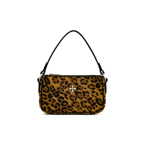 SMFK Воловья кожа Сумка Стандартная Женская Оригинальная Леопардовый принт