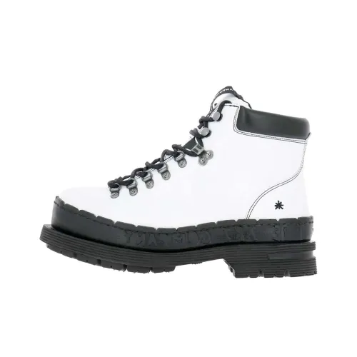 Art Moon Short Martin Boot 4CM Женские Белые