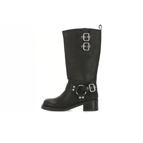 STEVE MADDEN Женские высокие сапоги на колено черные