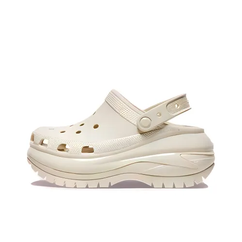 Crocs Classic Platform Clog Сабо Женские Белый Костяной