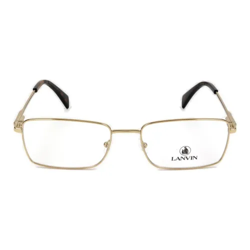 Lanvin Металл Прямоугольные Оправы для очков Мужские Золотые