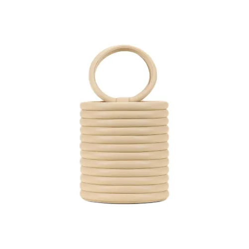 CULT GAIA Гладкая кожа Ведрообразная сумка Мини Женская Кремовая