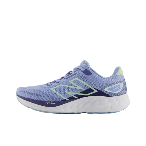 New Balance Fresh Foam 680v8 Low Топ Повседневные Беговые Кроссовки Женские Синие