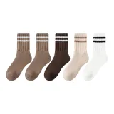 5 пар (Кофе + Темный хаки 2 + Светлый хаки + Белый)