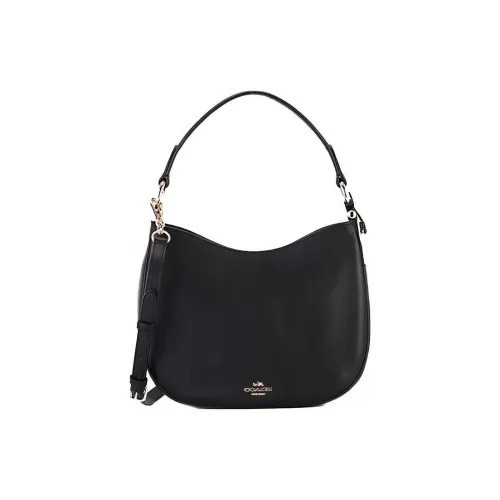 COACH Nomad Leather Large Women's Black