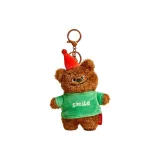 Зеленый смайлик медведь