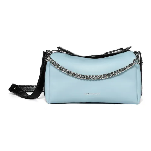 ROSA HERMOSO Итальянская версия дизайнерской сумки через плечо маленькая унисекс черный синий серый серебристый