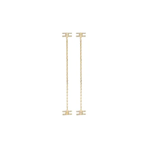 Elisabetta Franchi Кристальные серьги-подвески женские золотые