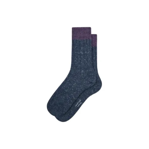Paul Smith 1 шт Темно-синий Женские Носки MID до икры