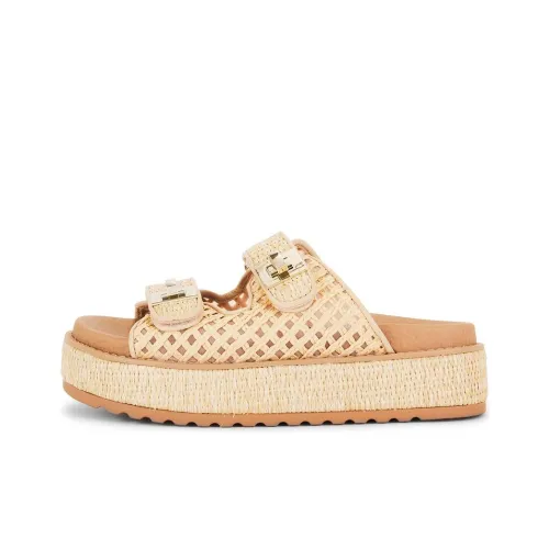 STEVE MADDEN противоскользящие слипоны женские бежевые