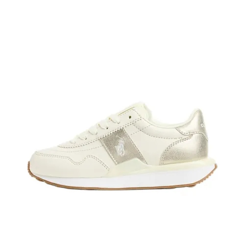 Polo Ralph Lauren Train 89 Low Топ Kids Lifestyle Shoes Золотой Подростки