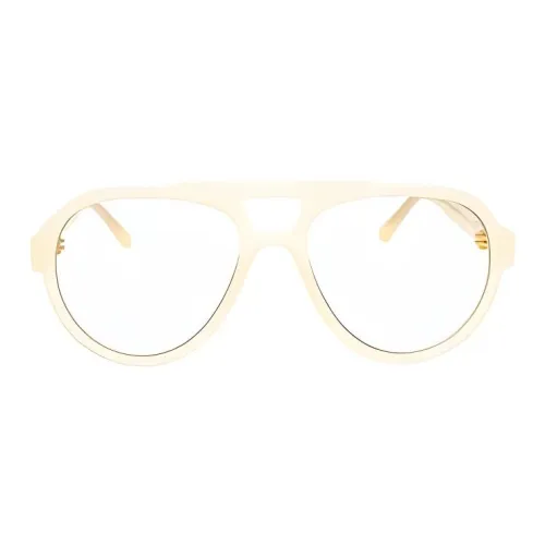 Linda Farrow Ацетат Акрил Aviator Оправа для очков Детская Белая