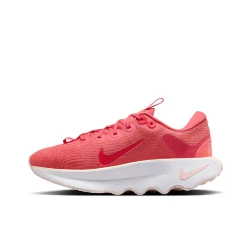 Nike Motiva Slip Resistant Abrasion Resistant Низкие Беговые кроссовки Женские Красные