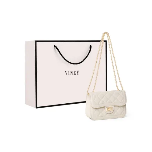 VINEY Сумка через плечо из коровьей кожи стандартная женская цвет экрю