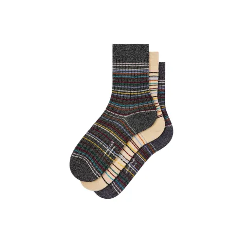 Paul Smith 3 шт Многоцветные Женские Носки MID до икры