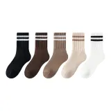 5 пар (Черный + Кофейный + Темно-хаки + Светло-хаки + Белый)