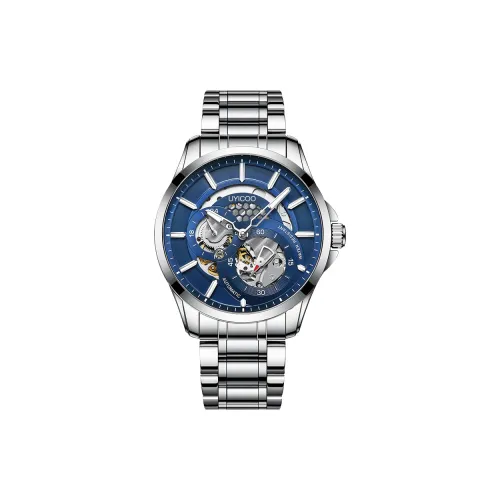 UYICOO Mechanical Elite Collection Часы Автоматический Механический Механизм Ремешок из Нержавеющей Стали 42 мм