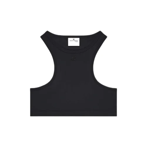 COURREGES SS25 Scuba Бюстгальтер Женские Черный Черный