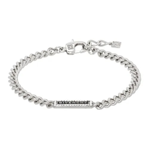 Givenchy Латунь Эмаль Браслеты Унисекс Серебряный