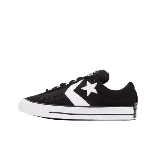 Converse Star Player 76 Low Top Canvas Shoes Unisex Black Конверс Стар Плейер 76 Лоу Топ Кеды Унисекс Черный