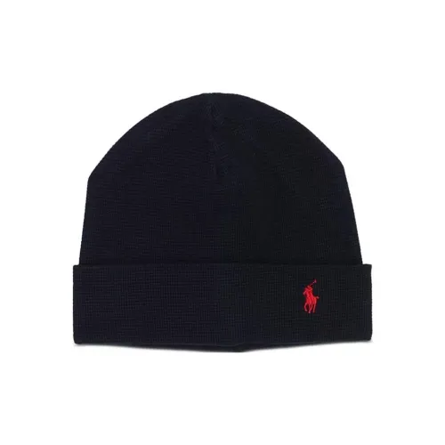 Polo Ralph Lauren Cotton Beanies Men's Black