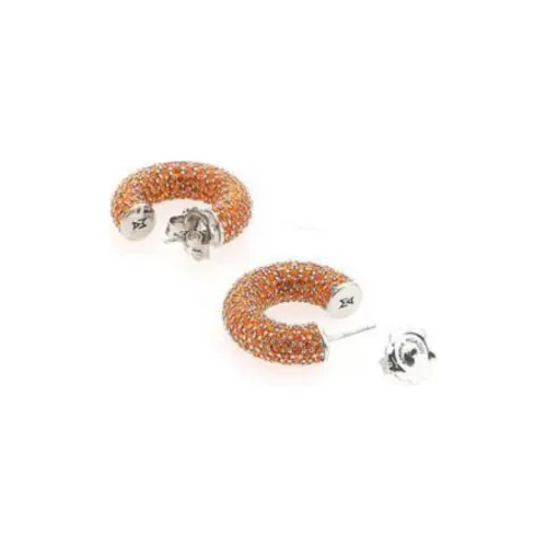 AMINA MUADDI Металл Серьги-гвоздики Женские Оранжевый