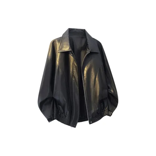 GONGFUSHE Кожа Куртка Унисекс