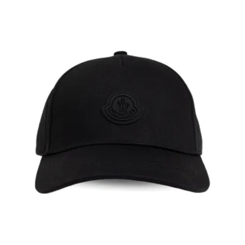 Moncler Хлопковая ткань Кепки Женские Черный