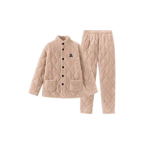 Городская красота Pajama Комплект Мужской Ореховый коричневый