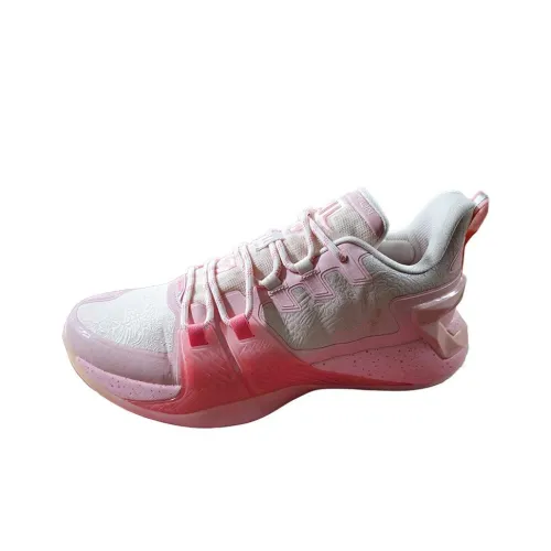 XTEP Jeremy Lin 2 Амортизация Противоскользящие Поддержка Низкий Топ Карбоновая Плита Баскетбольные Кроссовки Мужские Розовые