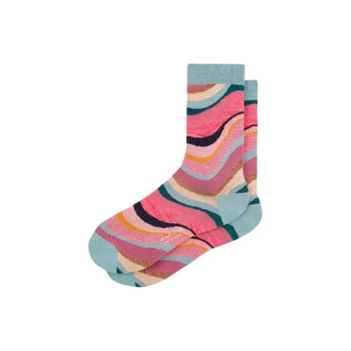 Paul Smith Paul Smith Vortex Pattern Series 1 шт Розовый Женские Носки до икры MID
