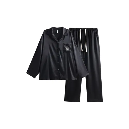 Same Language Пижамный комплект женский Wabi Sabi черный