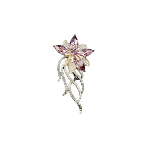 Фиолетовые броши для женщин