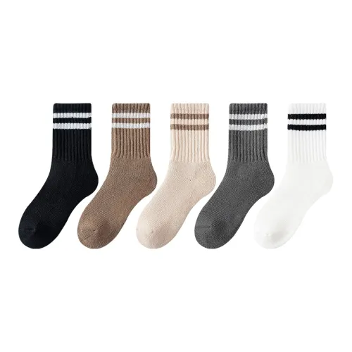 MIIOW Носки до колена унисекс упаковка из 5 пар