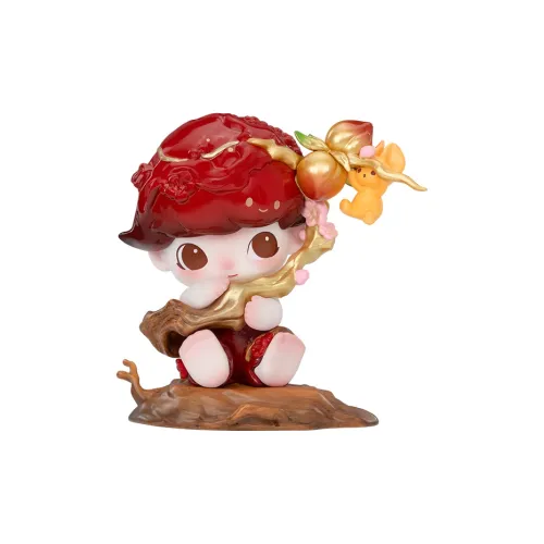 POP MART Коллаборация Edition DIMOO Золотые Персики Подвесной Heavy On The Branches Прозрачный Слепой Бокс с Карточкой