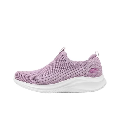 SKECHERS SPORT Повседневный Низкий Топ Бледный Ягодно-Красный Женский