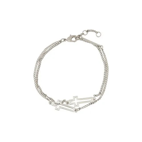 DSQUARED 2 Браслеты из лата Мужской Серебряный