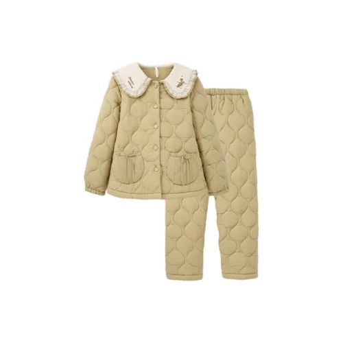 Aannsfam Pajama Комплект Женский Просо Желтый