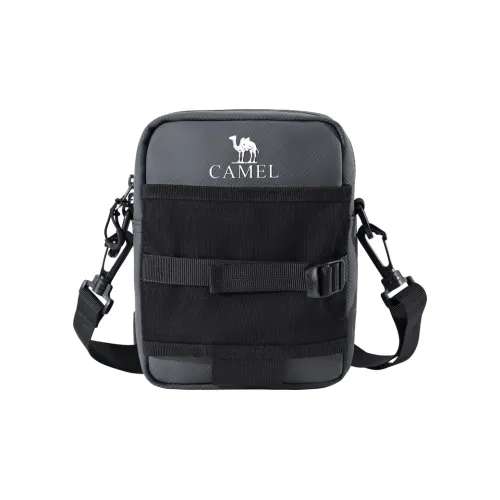 CAMEL Примерно 2L Кросс-боди Сумка с Мембранной Кожей Премиум Серый Призрачный Черный Унисекс