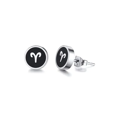 FANSHINER Титановые стальные серьги-гвоздики для мужчин