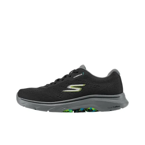 Skechers MEN'S GO WALK Низкий Топ Casual Мужской Черный