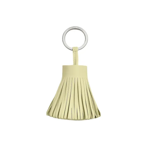 HERMES Овечья кожа Брелоки Женские Желтые